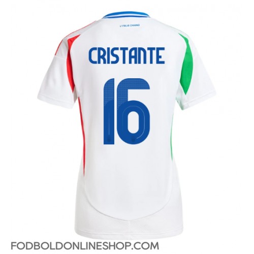 Italien Bryan Cristante #16 Udebanetrøje Dame EM 2024 Kortærmet